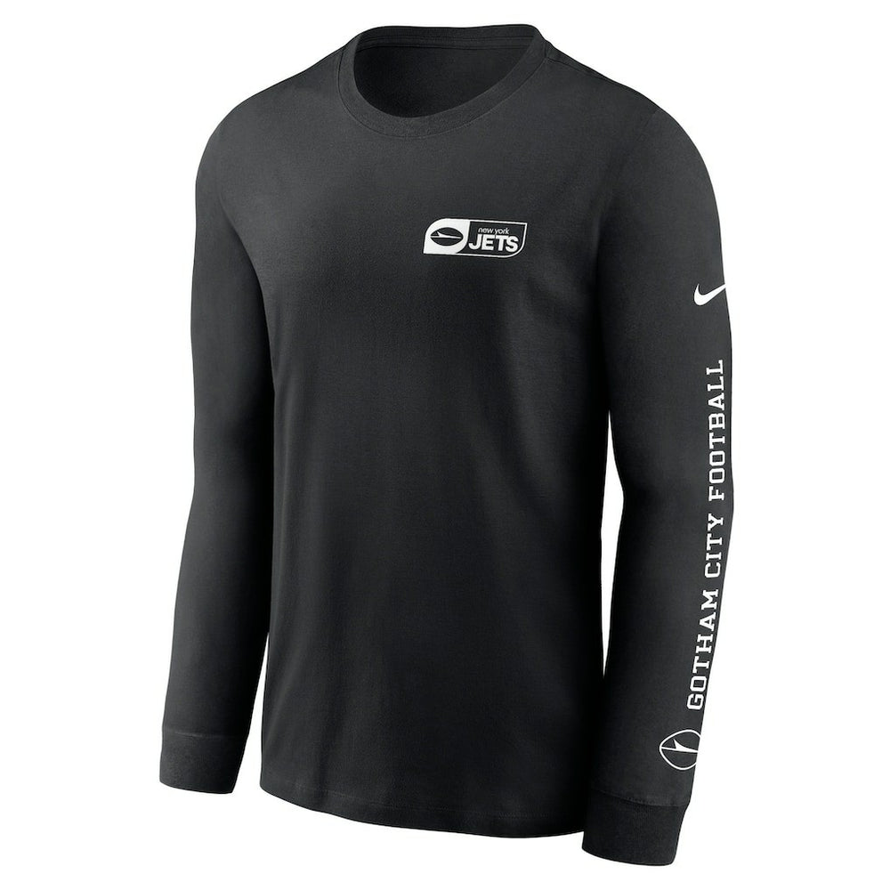 New York Jets All Out Long Sleeve T-Shirt Black