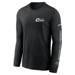 New York Jets All Out Long Sleeve T-Shirt Black