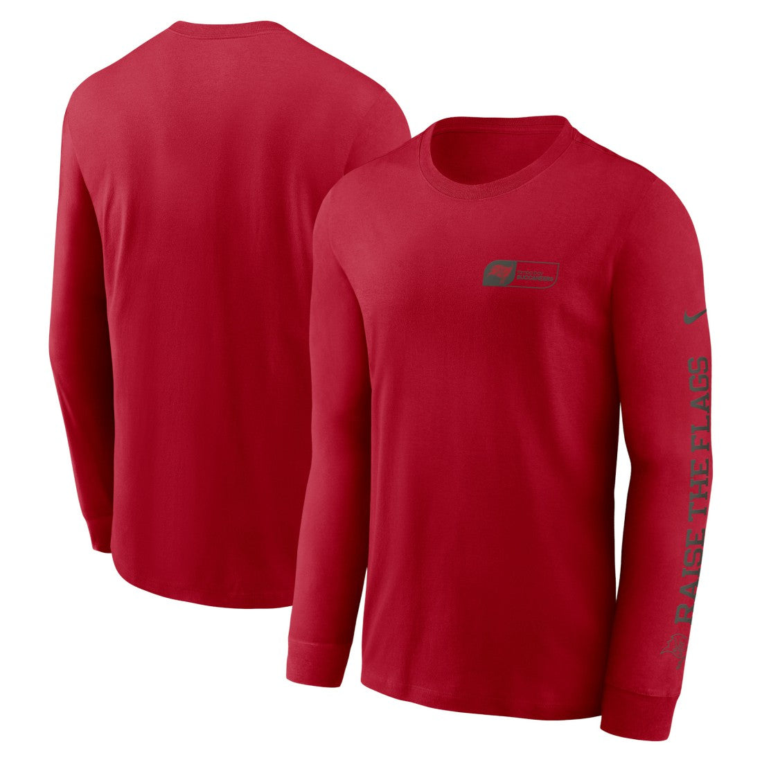 Tampa Bay Buccaneers All Out Long Sleeve T-Shirt Red