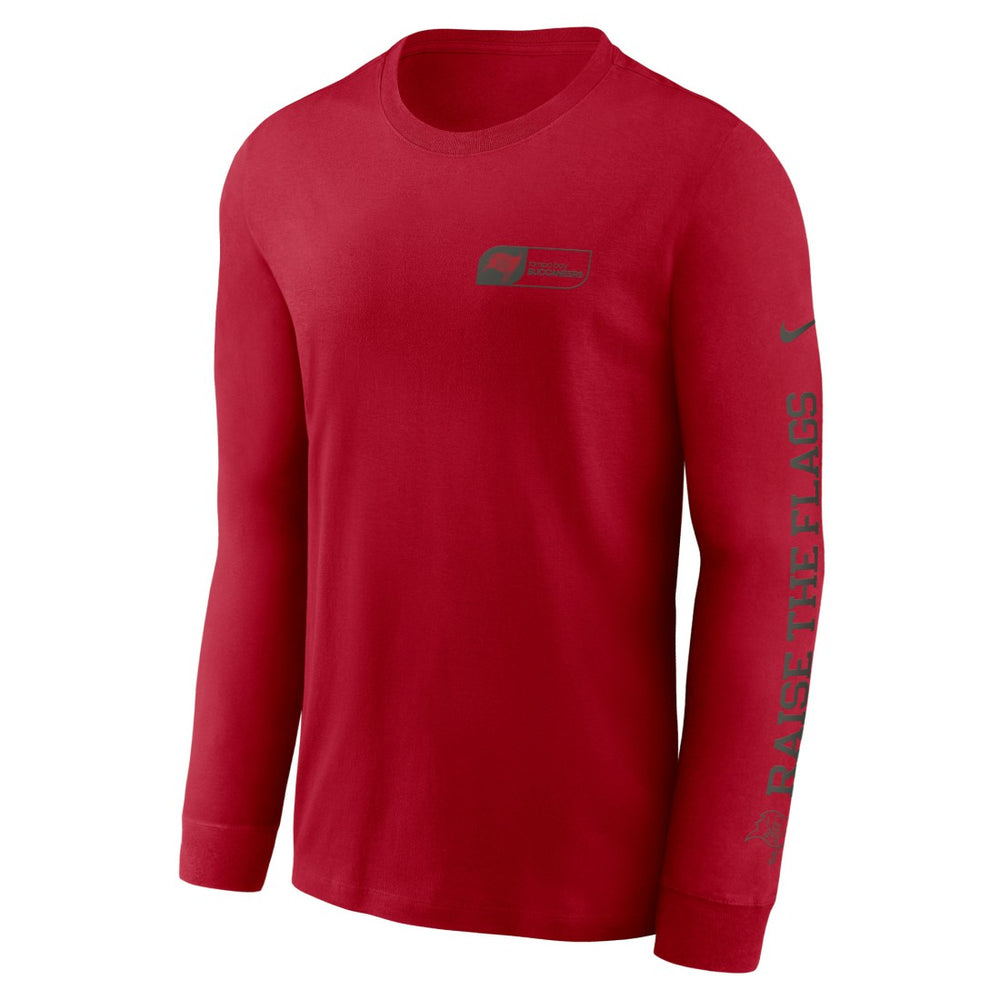 Tampa Bay Buccaneers All Out Long Sleeve T-Shirt Red