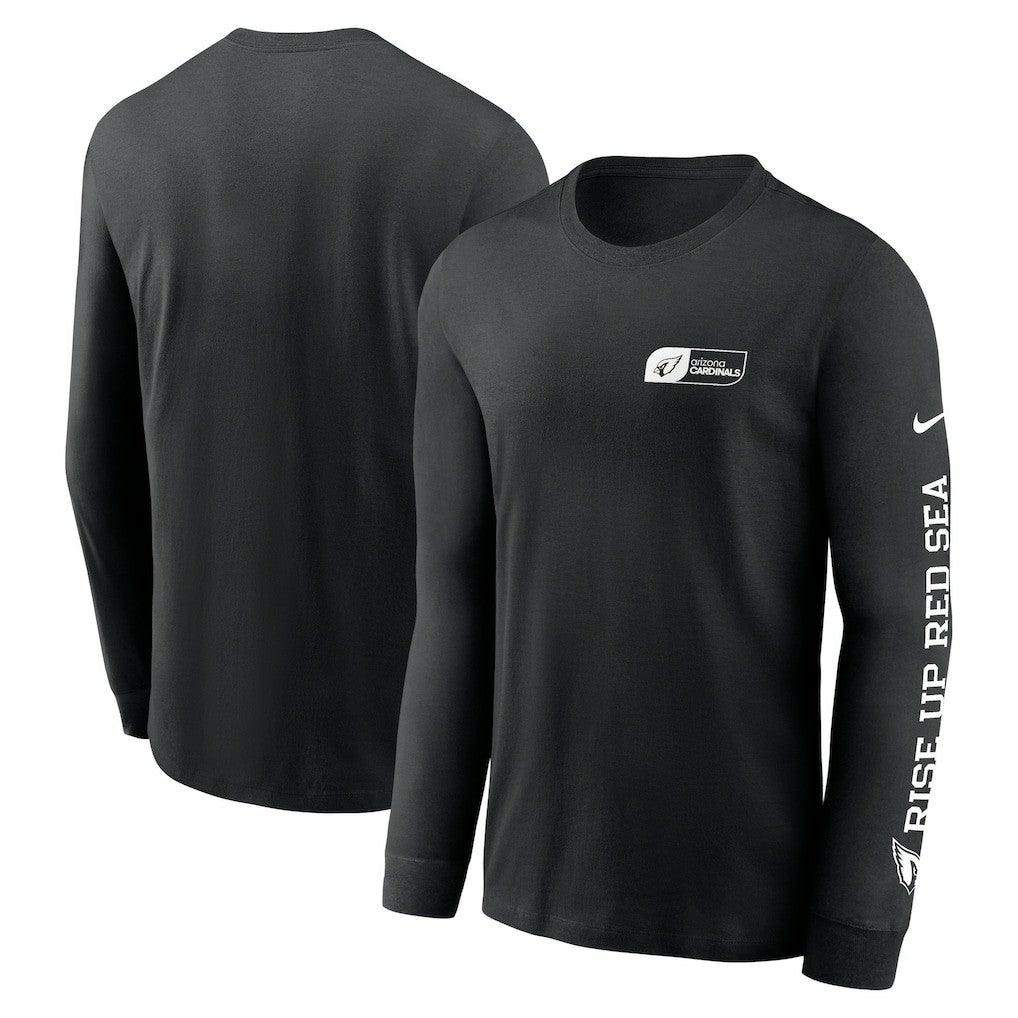 Arizona Cardinals All Out Long Sleeve T-Shirt Black