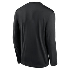 Las Vegas Raiders Icon Legend Performance Long Sleeve T-Shirt Black