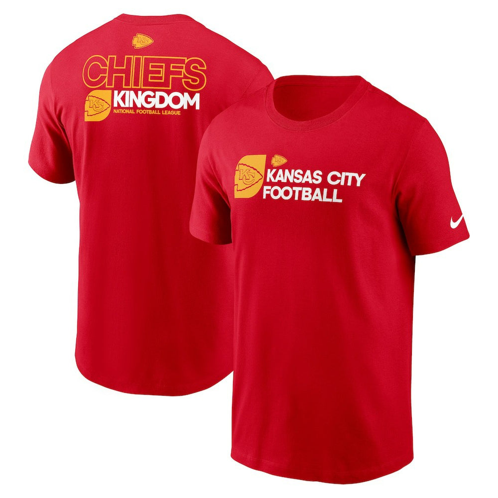 Kansas City Chiefs Outline T-Shirt Red