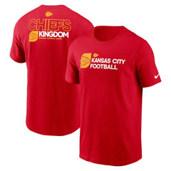 Kansas City Chiefs Outline T-Shirt Red