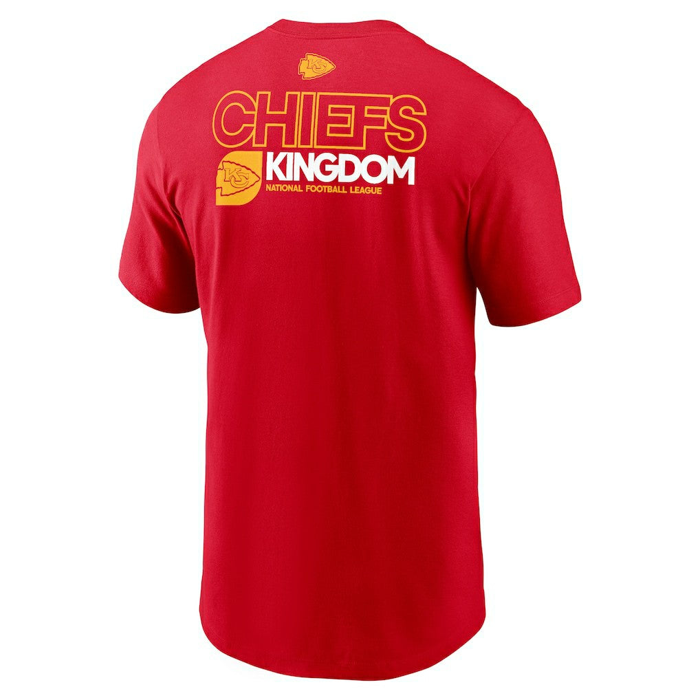 Kansas City Chiefs Outline T-Shirt Red