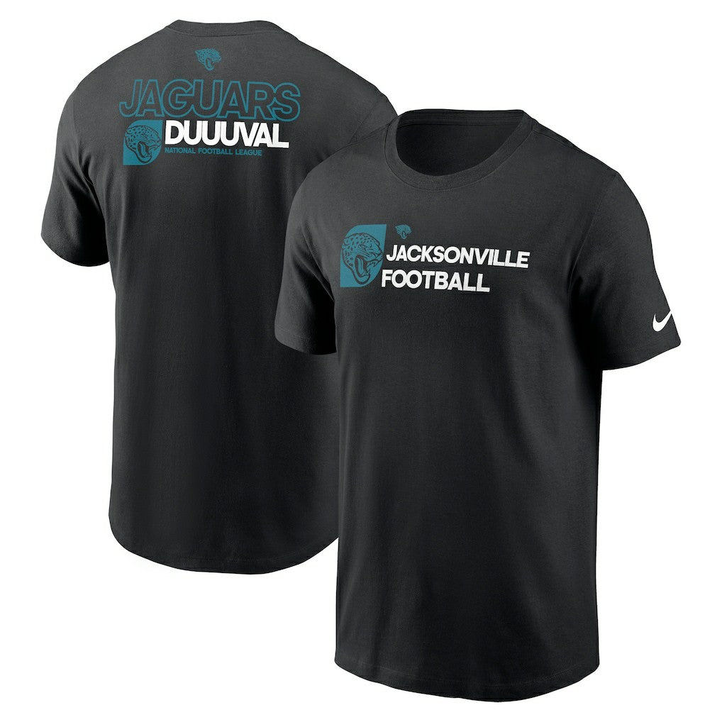 Jacksonville Jaguars Outline T-Shirt Black
