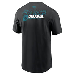 Jacksonville Jaguars Outline T-Shirt Black