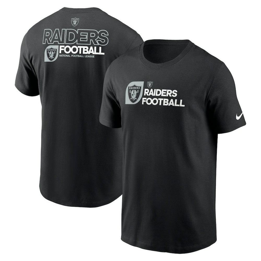 Las Vegas Raiders Outline T-Shirt Black
