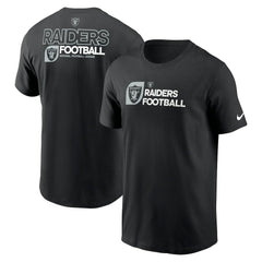 Las Vegas Raiders Outline T-Shirt Black