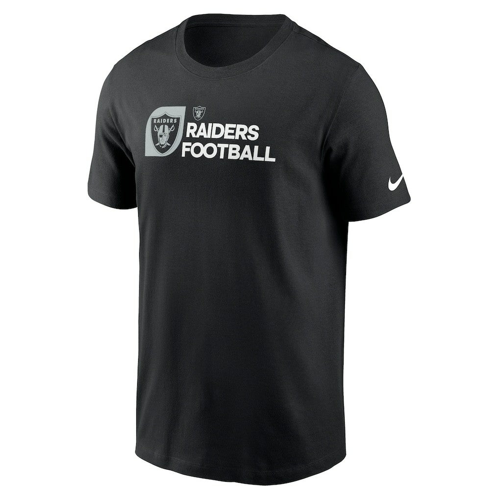 Las Vegas Raiders Outline T-Shirt Black