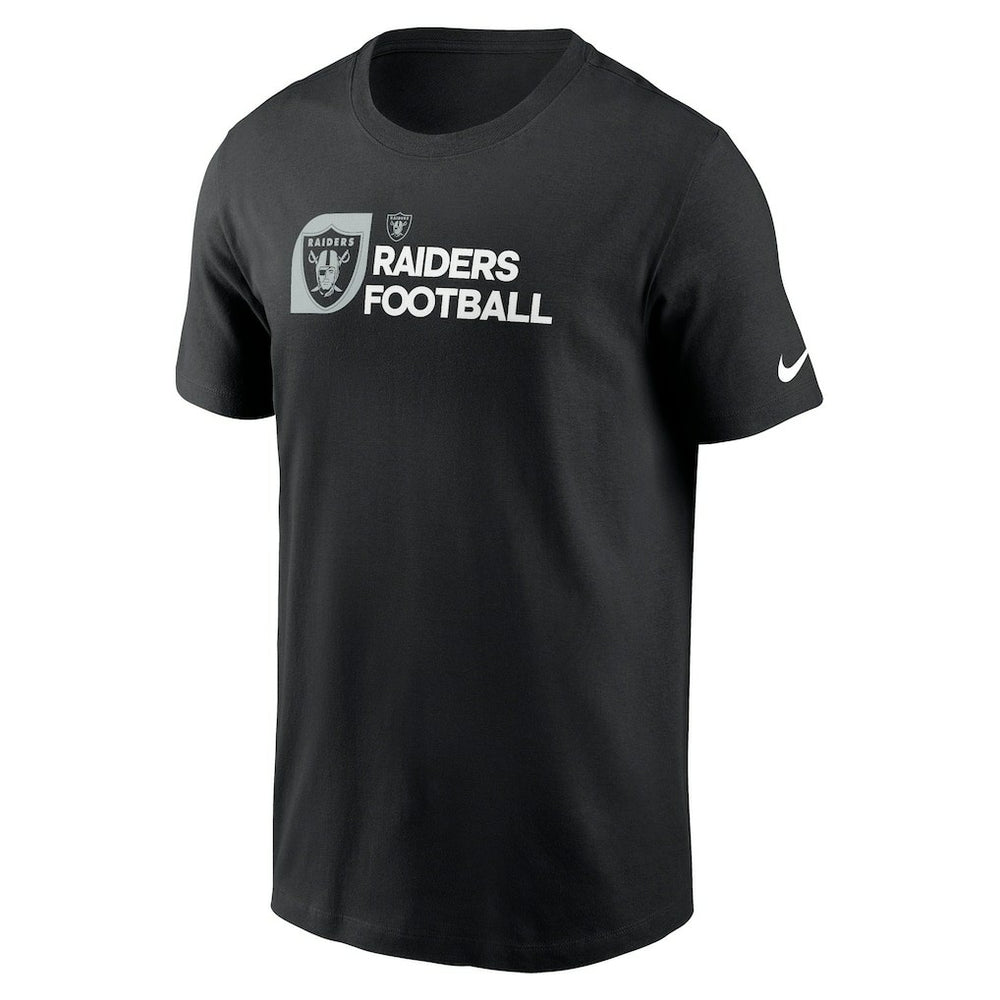 Las Vegas Raiders Outline T-Shirt Black