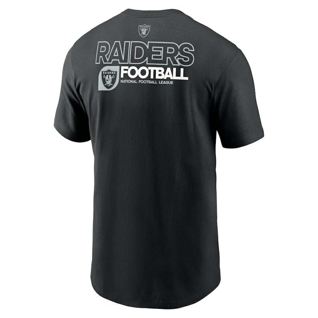 Las Vegas Raiders Outline T-Shirt Black