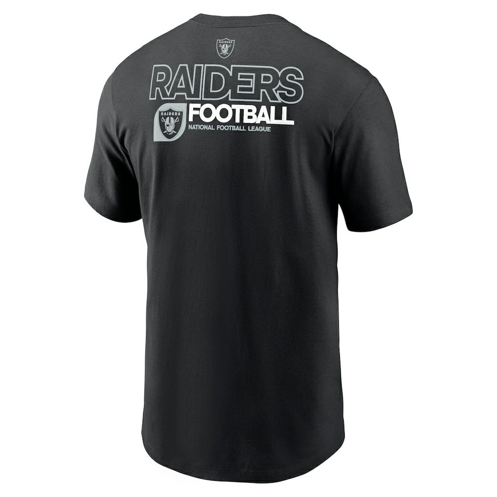 Las Vegas Raiders Outline T-Shirt Black