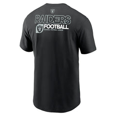 Las Vegas Raiders Outline T-Shirt Black