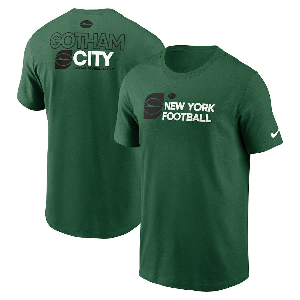 New York Jets Outline T-Shirt Green