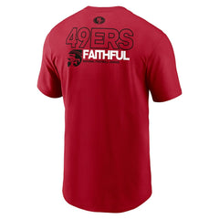 San Francisco 49ers Outline T-Shirt Scarlet