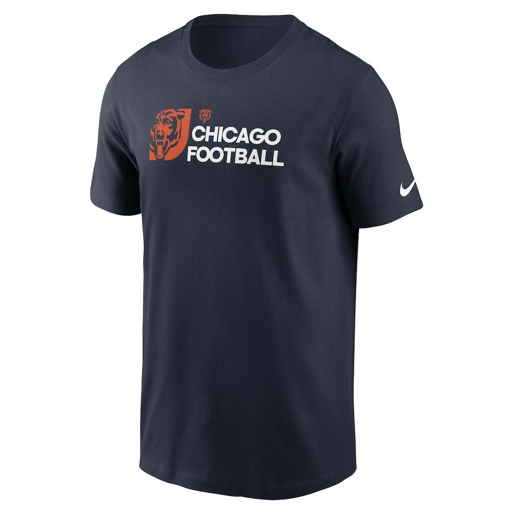 Chicago Bears Outline T-Shirt Navy