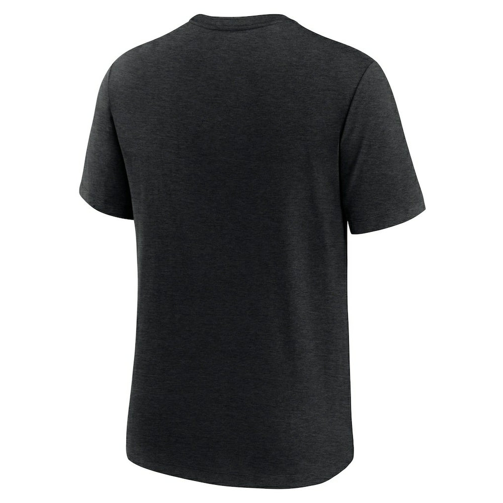 Arizona Cardinals Overlap Lockup Tri-Blend T-Shirt Black