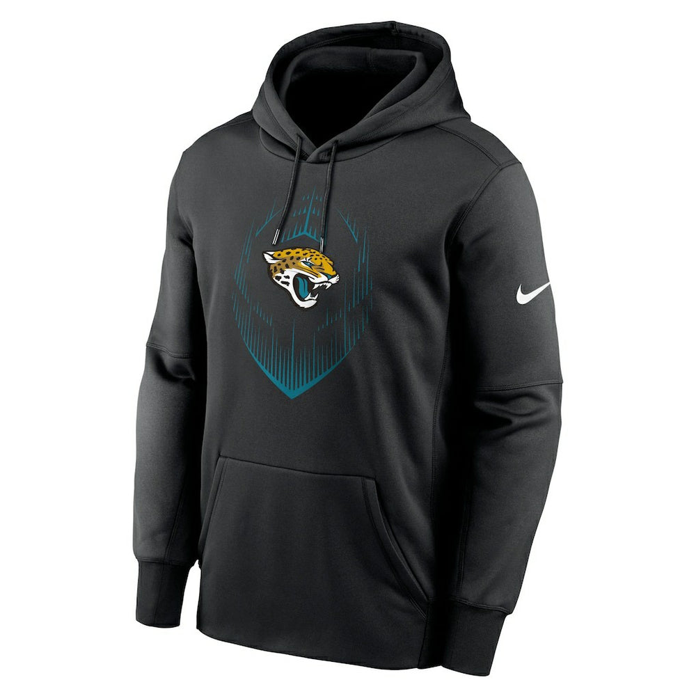 Jacksonville Jaguars Icon Performance Pullover Hoodie Black
