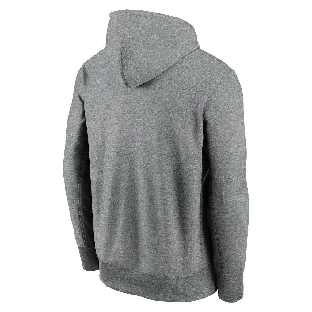 Miami Dolphins Icon Performance Pullover Hoodie Heather Gray