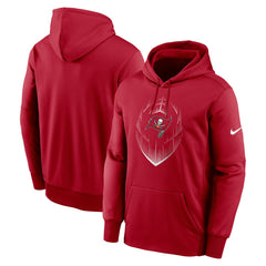 Tampa Bay Buccaneers Icon Performance Pullover Hoodie Red