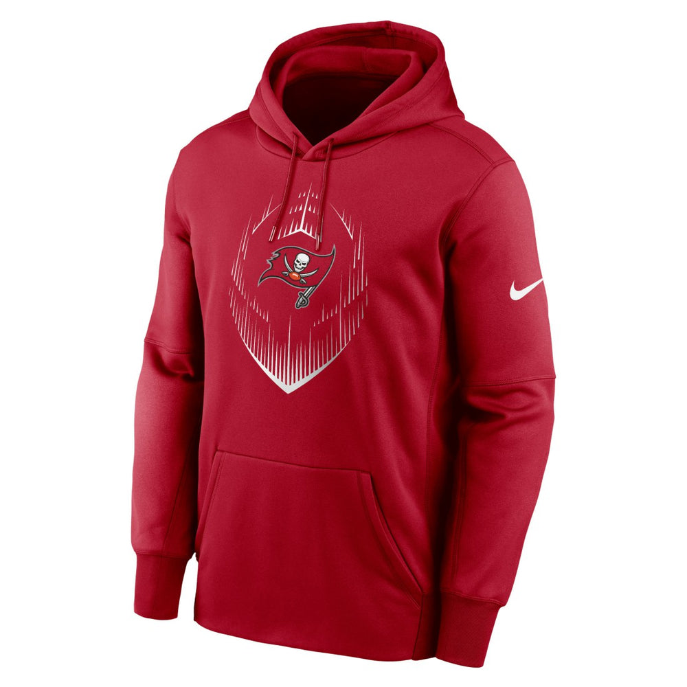 Tampa Bay Buccaneers Icon Performance Pullover Hoodie Red