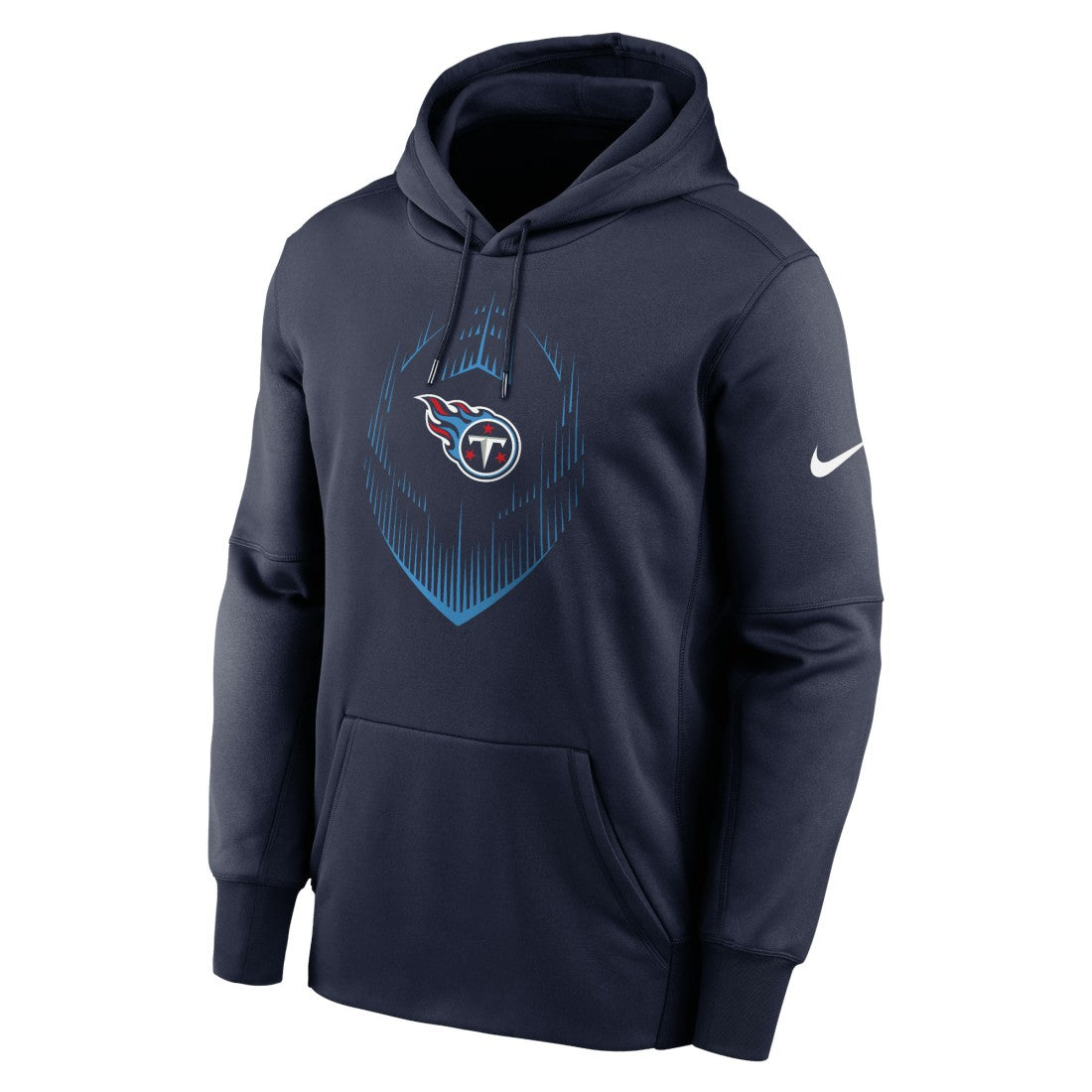 Tennessee Titans Icon Performance Pullover Hoodie Navy