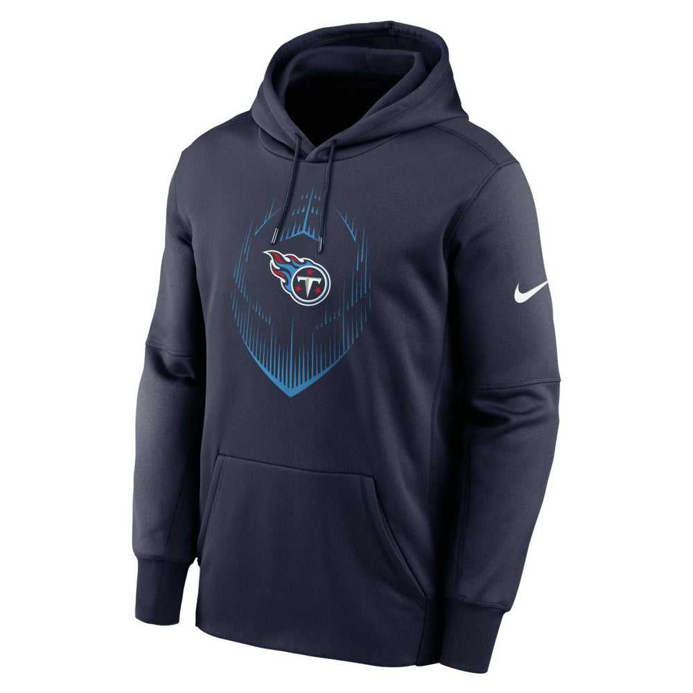 Tennessee Titans Icon Performance Pullover Hoodie Navy