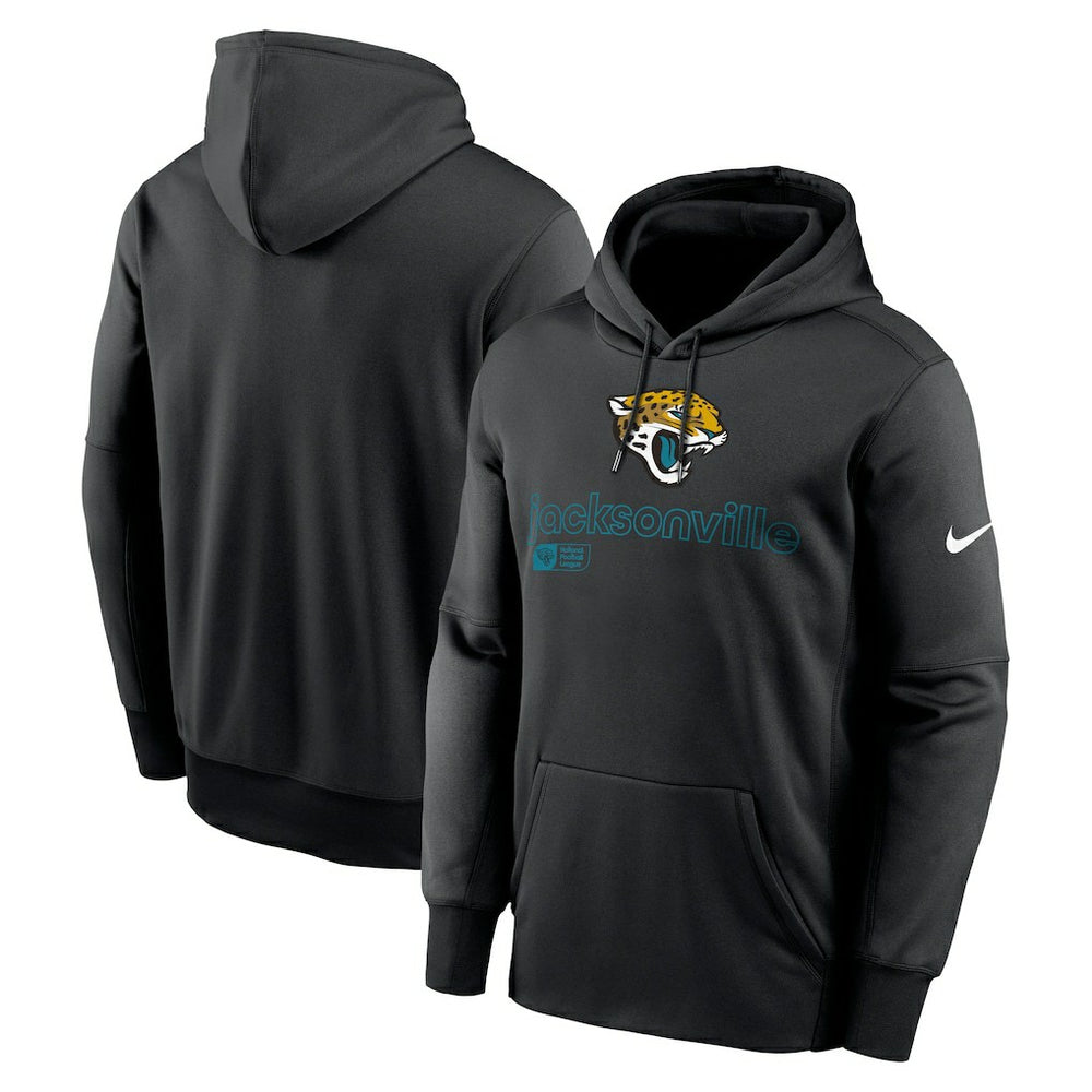 Jacksonville Jaguars Performance Pullover Hoodie Black