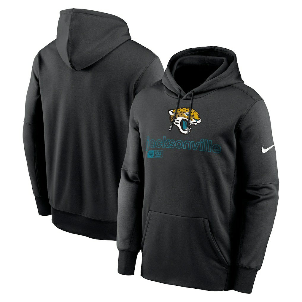 Jacksonville Jaguars Performance Pullover Hoodie Black