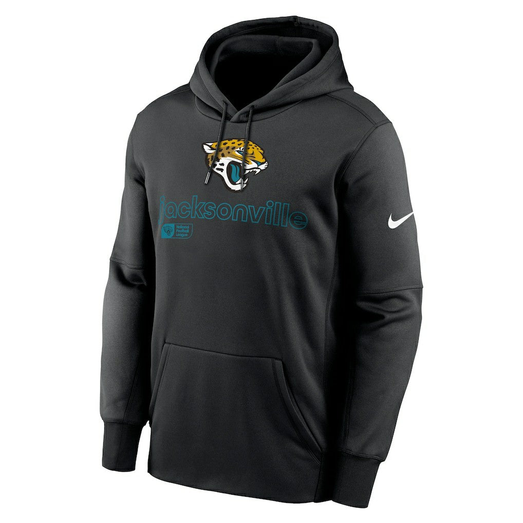 Jacksonville Jaguars Performance Pullover Hoodie Black