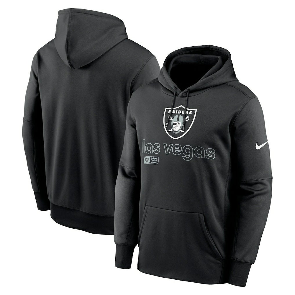Las Vegas Raiders Performance Pullover Hoodie Black