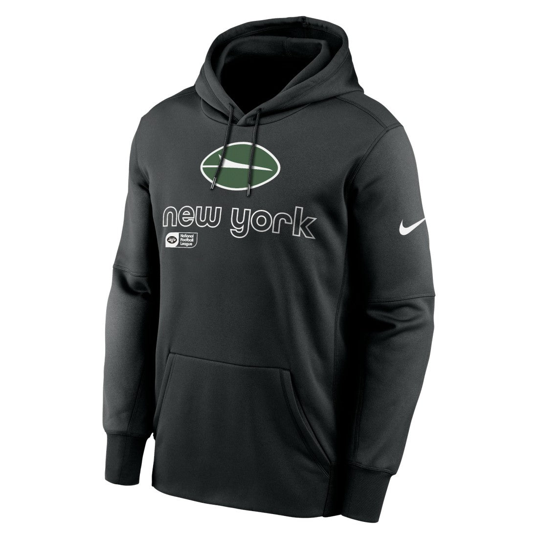 New York Jets Performance Pullover Hoodie Black