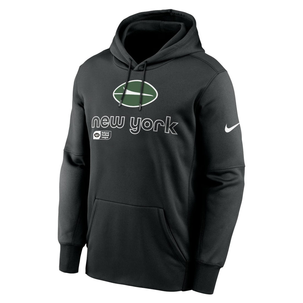 New York Jets Performance Pullover Hoodie Black