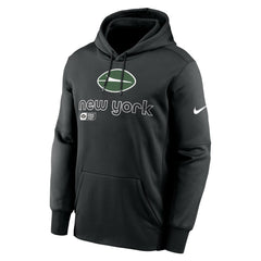 New York Jets Performance Pullover Hoodie Black