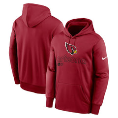 Arizona Cardinals Performance Pullover Hoodie Cardinal
