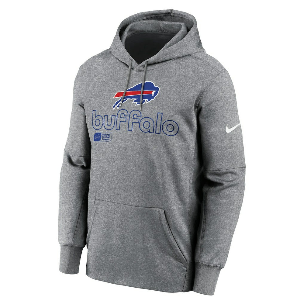 Buffalo Bills Performance Pullover Hoodie Heather Gray