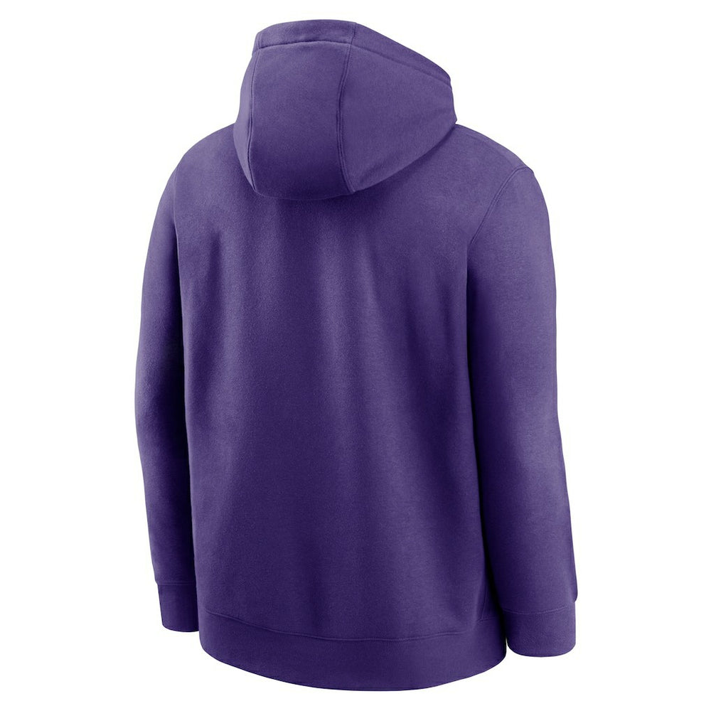 Minnesota Vikings Rewind Club Logo Pullover Hoodie Purple