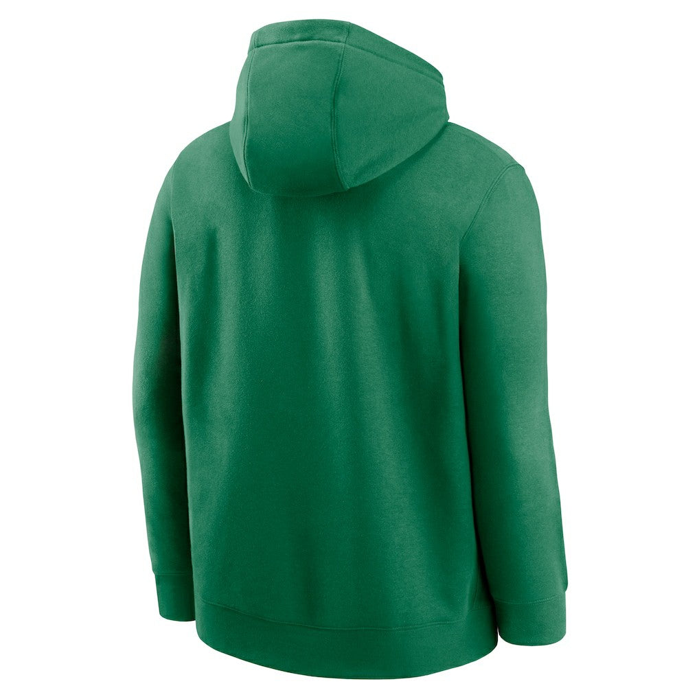 New York Jets Rewind Club Logo Pullover Hoodie Kelly Green
