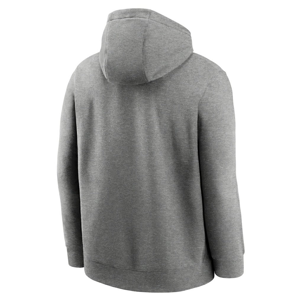 Cleveland Browns Rewind Club Logo Pullover Hoodie Heather Gray