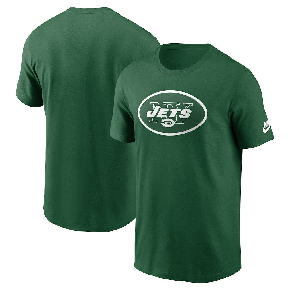 New York Jets Rewind Logo Essential T-Shirt Kelly Green