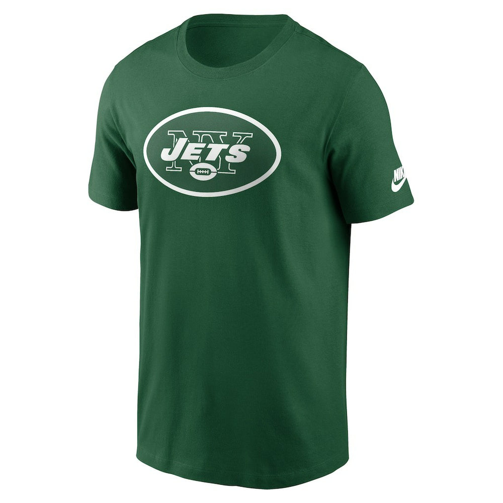 New York Jets Rewind Logo Essential T-Shirt Kelly Green