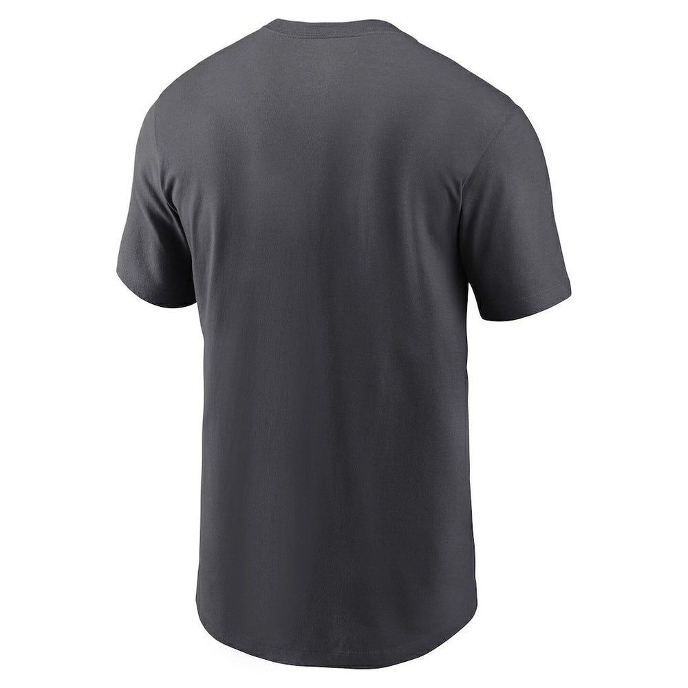 New York Jets Rewind Stack Essential T-Shirt Charcoal