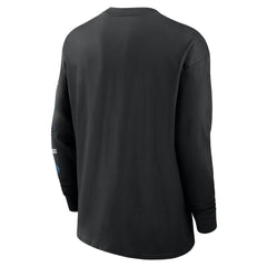 Carolina Panthers Rewind Heavy Max90 Pocket Long Sleeve T-Shirt Black