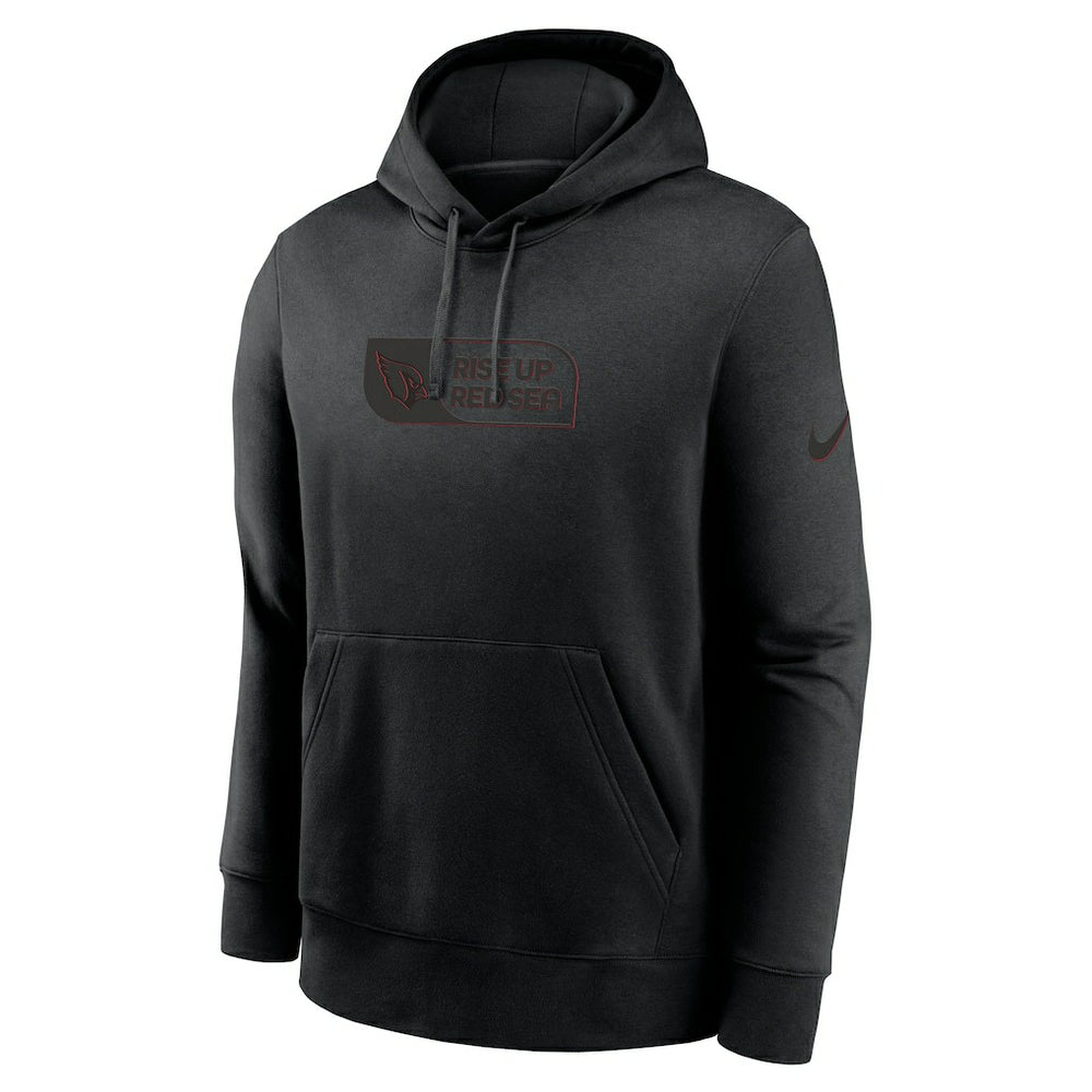 Arizona Cardinals Edge Pack French Terry Club Pullover Hoodie Black