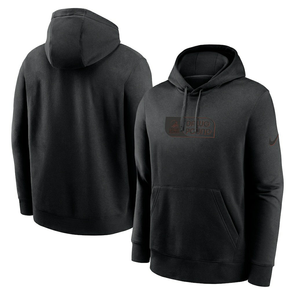 Cleveland Browns Edge Pack French Terry Club Pullover Hoodie Black