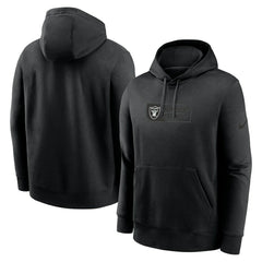 Las Vegas Raiders Edge Pack French Terry Club Pullover Hoodie Black