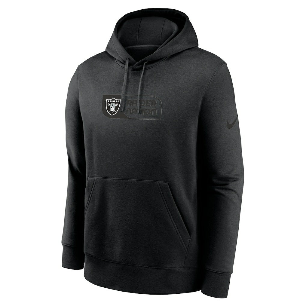 Las Vegas Raiders Edge Pack French Terry Club Pullover Hoodie Black
