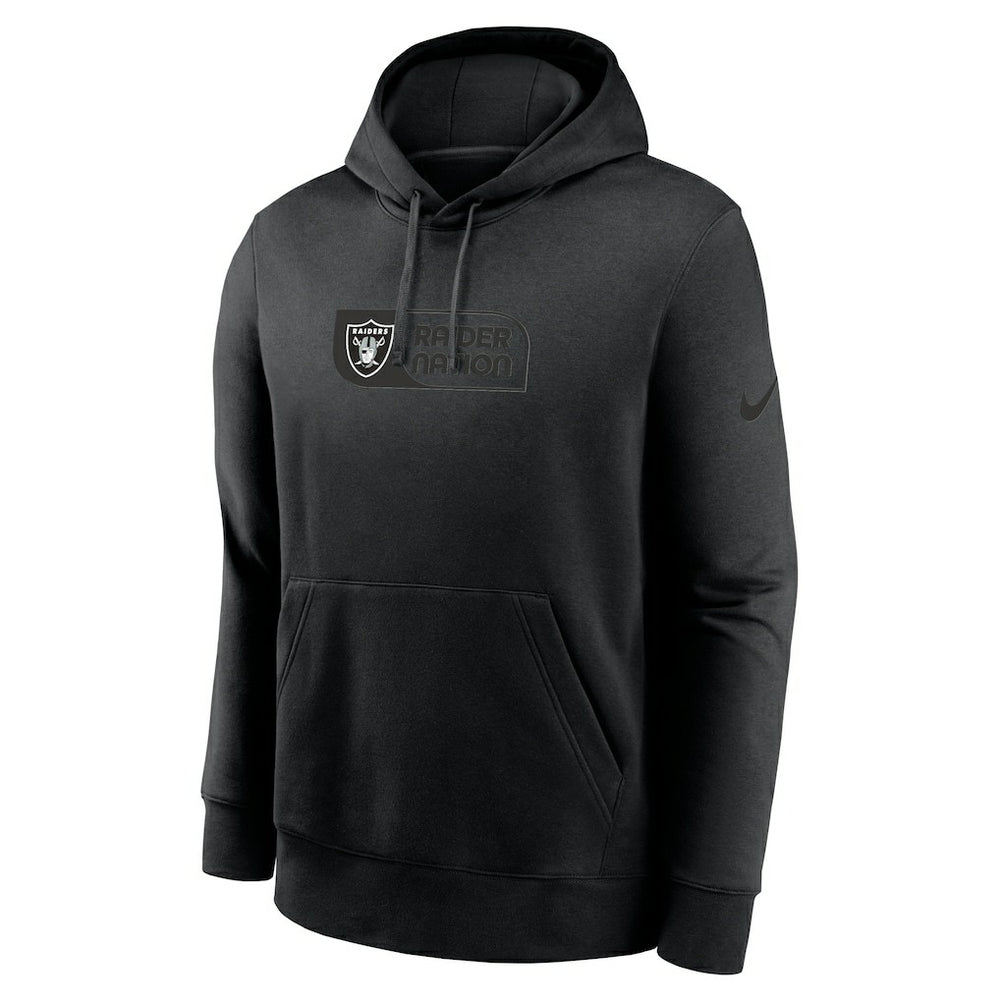 Las Vegas Raiders Edge Pack French Terry Club Pullover Hoodie Black