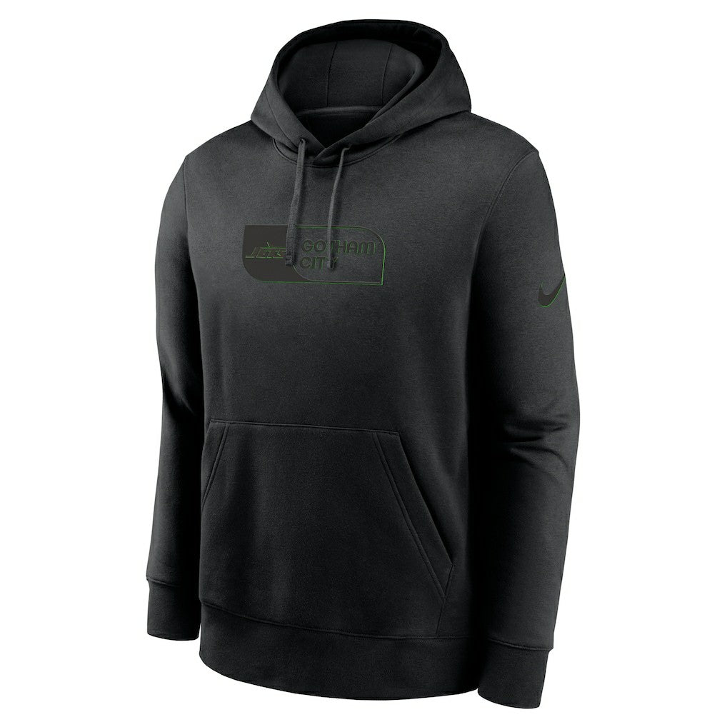 New York Jets Edge Pack French Terry Club Pullover Hoodie Black